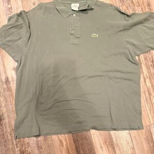 Lacoste Men's olive green Polo Shirt